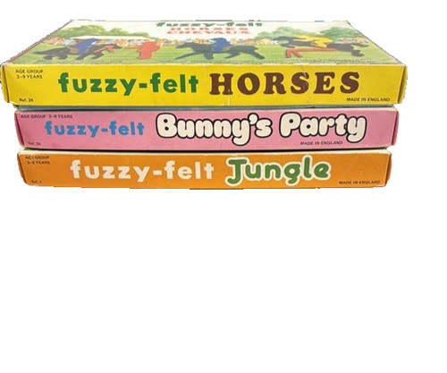 Vintage 1960s fuzzy felt - 1960s,