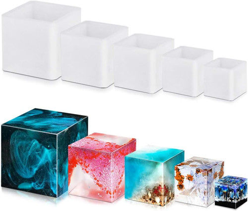 Pcs square resin - pcs, moulds