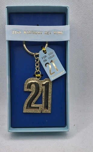 21st birthday key ring keyring - 21st,