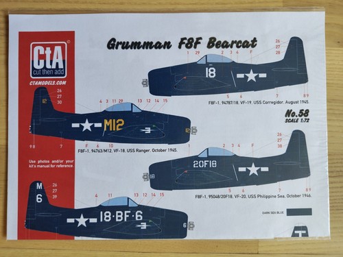Grumman f8f bearcat - grumman, cta