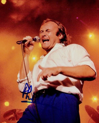 Phil collins signed - collins, 8x10