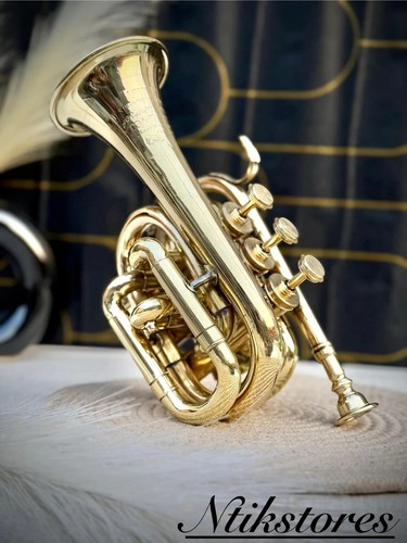 Brass working trumpet - trumpet, pocket