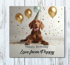Hungarian Vizsla Dog Birthday