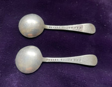 Pair of Salt Spoons "Nevada Silver D&A" Vintage