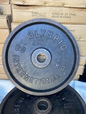 SINGLE 20kg Olympic International Olympic Weight Plate