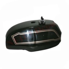 Military Green Fuel Gas Tank+Cap For Triumph T140V T140E Bonneville Jubilee S2u