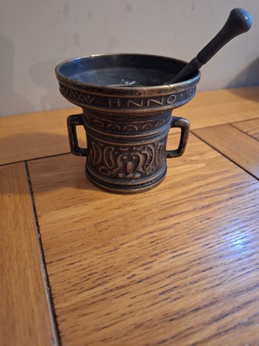 Brass pestle mortar - brass,