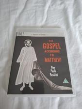 Gospel According To Matthew Pasolini Eureka Masters of Cinema Blu-Ray & DVD #33 