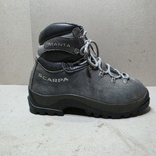 SCARPA MANTA WOMEN'S SUEDE LEATHER HIKING CAMPING GREY BLACK BOOTS UK6  EU39
