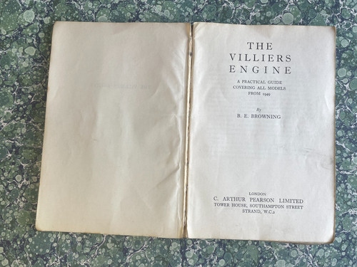 Pearson the villiers engine - pearson,