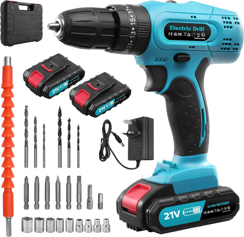 21v cordless combi - cordless, drill