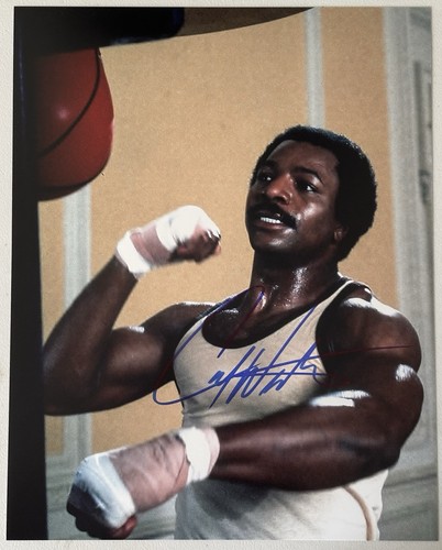 Carl weathers signed - weathers, photo