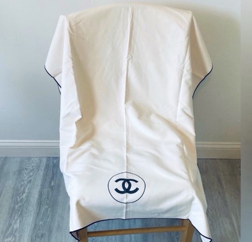 Chanel cream throw blanket - throw,