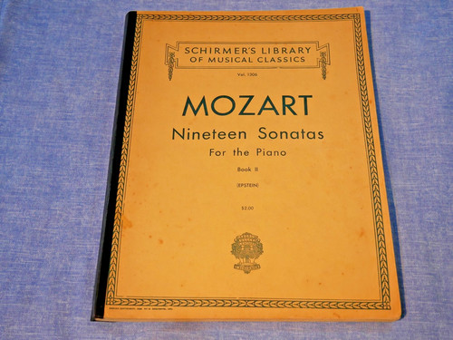 Sheet music mozart - music, 19