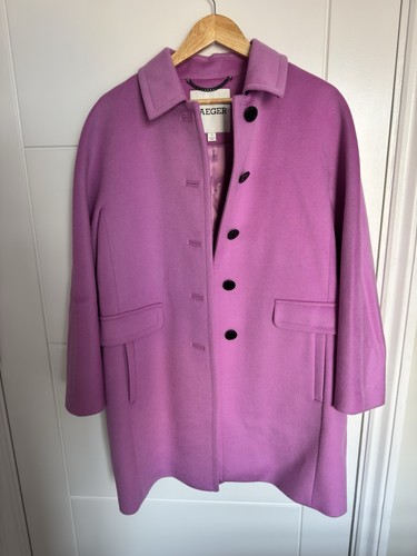 Jaeger lilac wool coat - lilac,