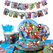 128 Pcs Spiderman Party