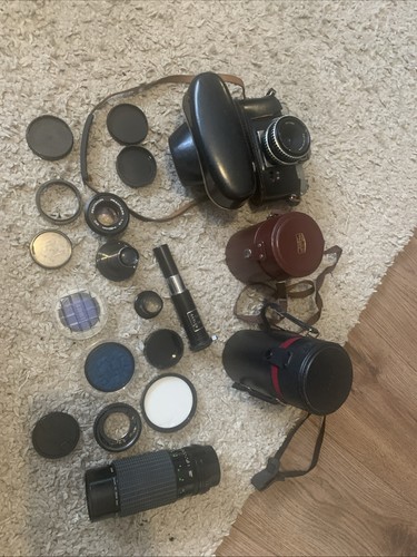 Old camera job lot - lot,