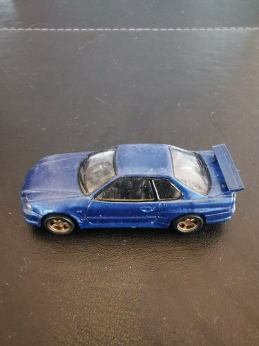 Blue nissan skyline - blue, gt-r
