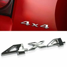 3D Sticker Chrome Silver 4X4