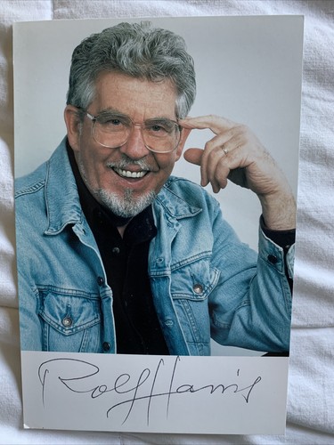 Rolf harris signed 4x6 - signed, photo