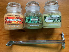 Yankee Candle Peach & Sweet Berries, Mistletoe, SheerGardenia Trimmer SDeerfield