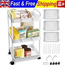 3 Tier Storage Trolley Cart on