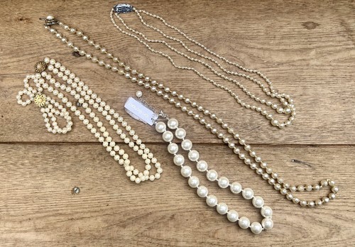 Vintage faux pearl - pearl, jewellery