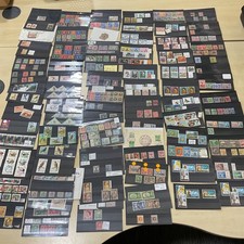 Commonwealth stamps. QV on. Mint/ used in cards. N152