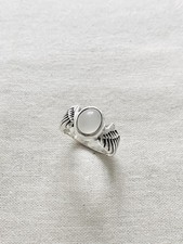 The Great Frog Winged Gem Ring (Moonstone) (Size N)