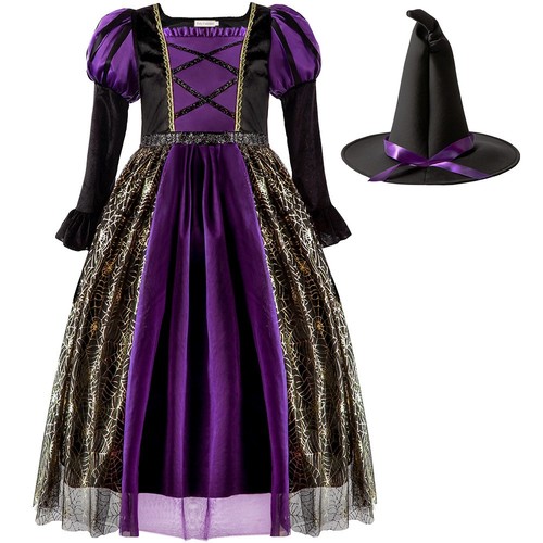 Girls witch costume halloween - witch,