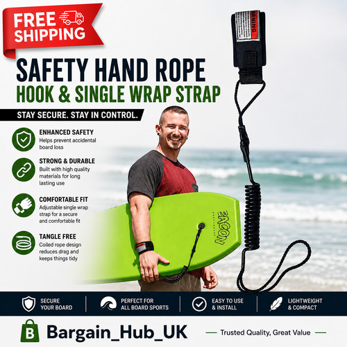 Premium coiled bodyboard leash - bodyboard,