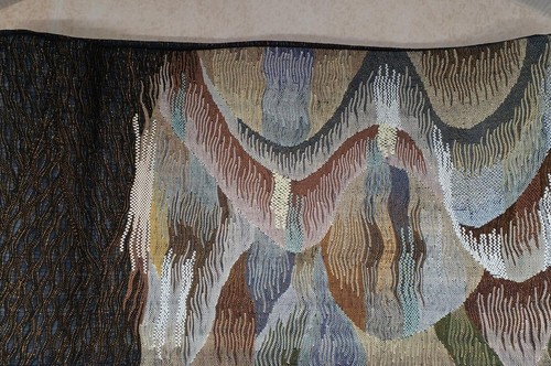 Japanese fukuro obi silk - fukuro,