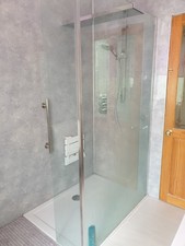New Bathstore Playtime walk in shower enclosure and  Shower Tray.