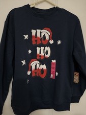 Boys Christmas Sweatshirt Jumper Santa Age 11-12 Years BNWT