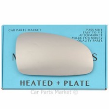 Right side Flat Wing mirror glass for Chevrolet Daewoo Kalos 02-08 heated +plate