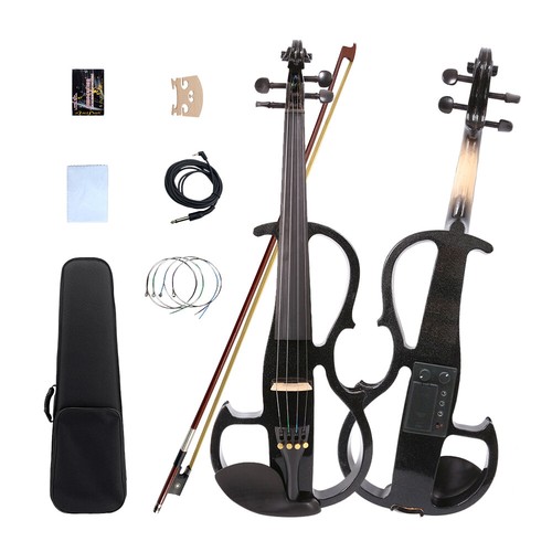 Black electric viola 16 - black,