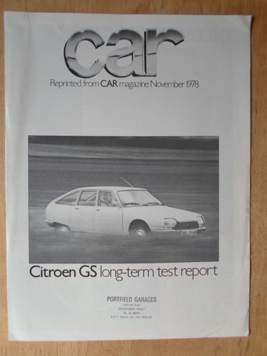 Citroen special orig 1978 - gs, g