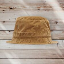 Polo Ralph Lauren Tan Beige Classic Corduroy Cord Bucket Hat Size  SM  58CM