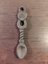 Vintage Wooden Love Spoon