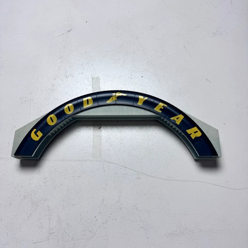 Goodyear curved tyre display - tyre,