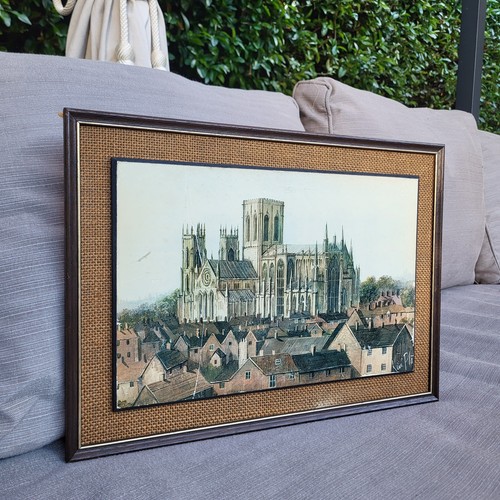 Vintage framed print york - print,