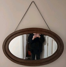 Mid-Century Large Oval Resin