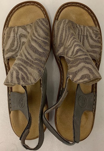New ladies rieker beige animal - new,