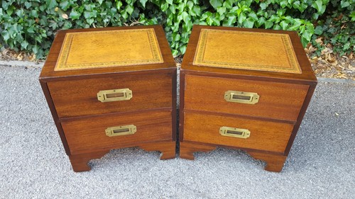 Matching pair mahogany - of,