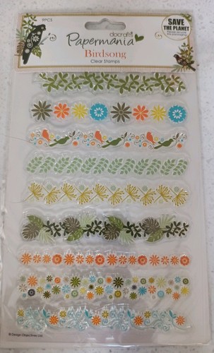 Papermania birdsong clear - papermania,