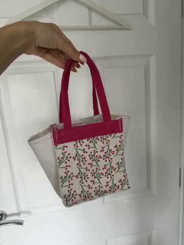 Mini floral jute - floral,
