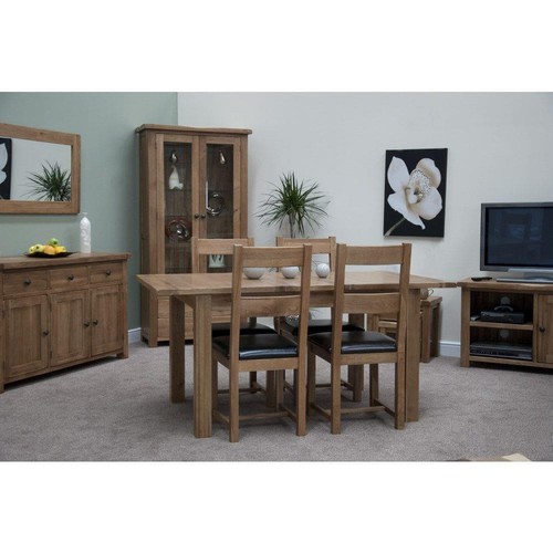 Solid oak extending dining - solid,