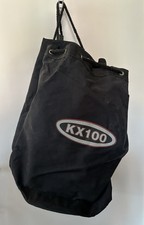 Vintage 1990s River Island Heavy Duty KX100 Black Sports Gym Bag Nylon 50 x 30cm