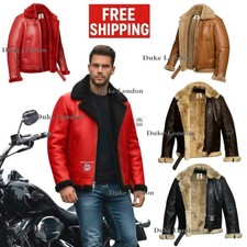 Mens B3 Raf Real Sheep Skin