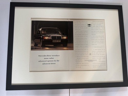 Original framed mercedes benz - original,
